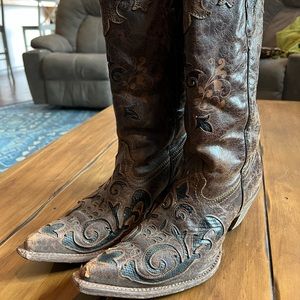 Corral Inlay detail boots - 10